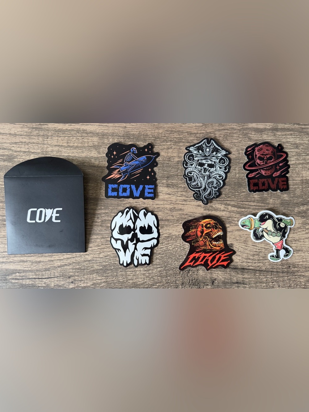 Cove Pirate Pack - 6 Pack of Stickers